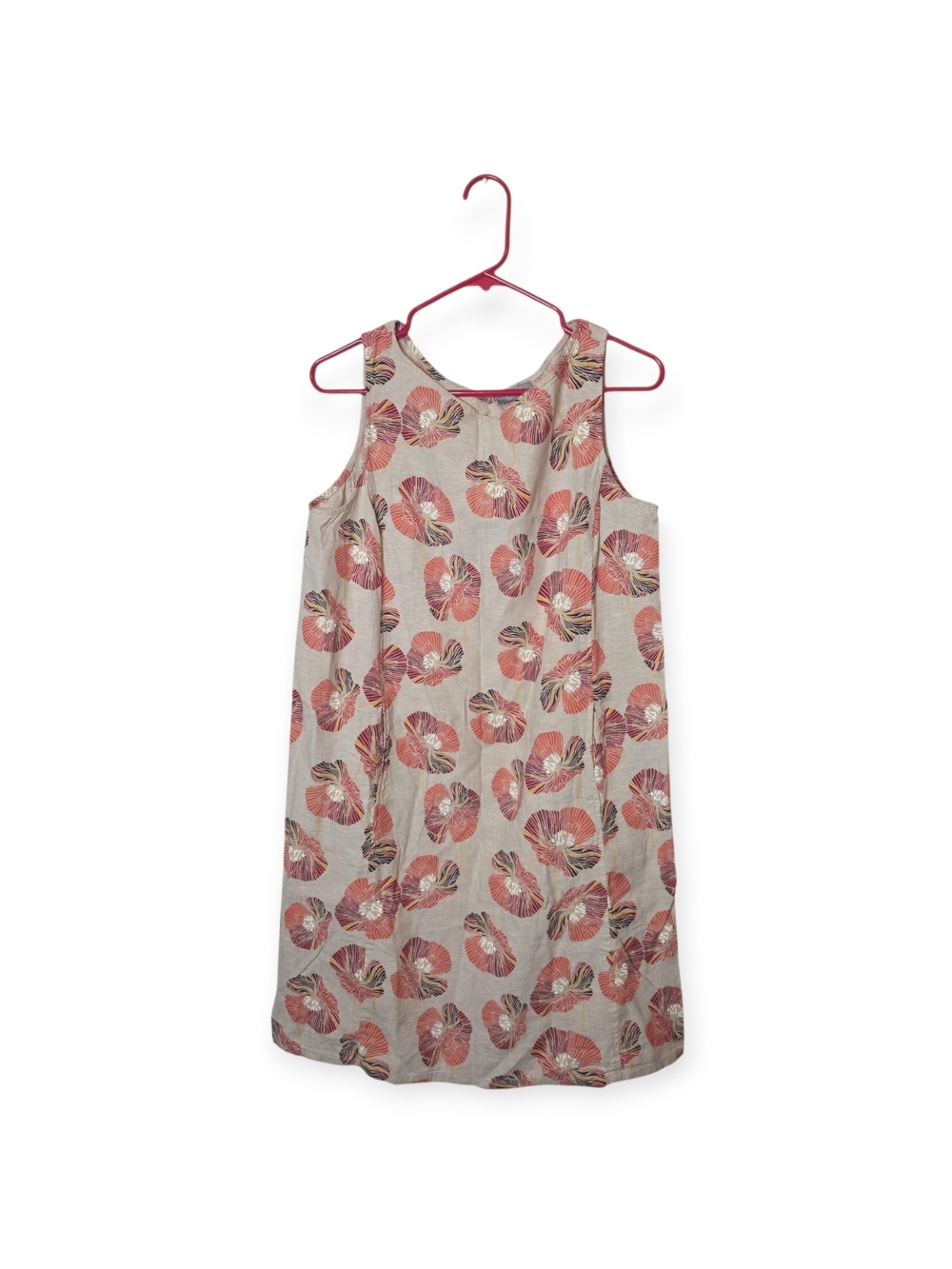 Women's Habitat Clothes to live‎ in linen blend dress, size medium
